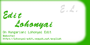 edit lohonyai business card